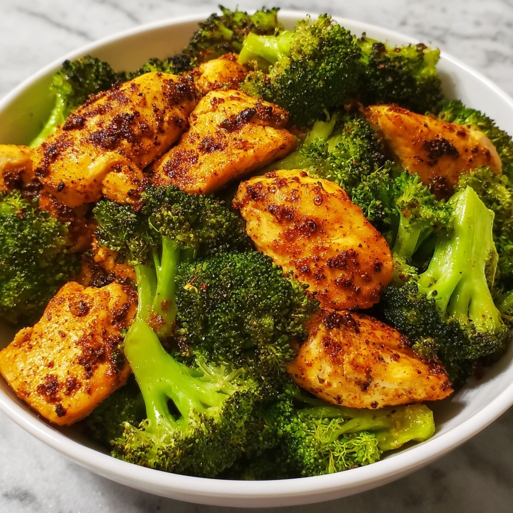 Air Fryer Chicken and Broccoli Recipe - Recipe Image