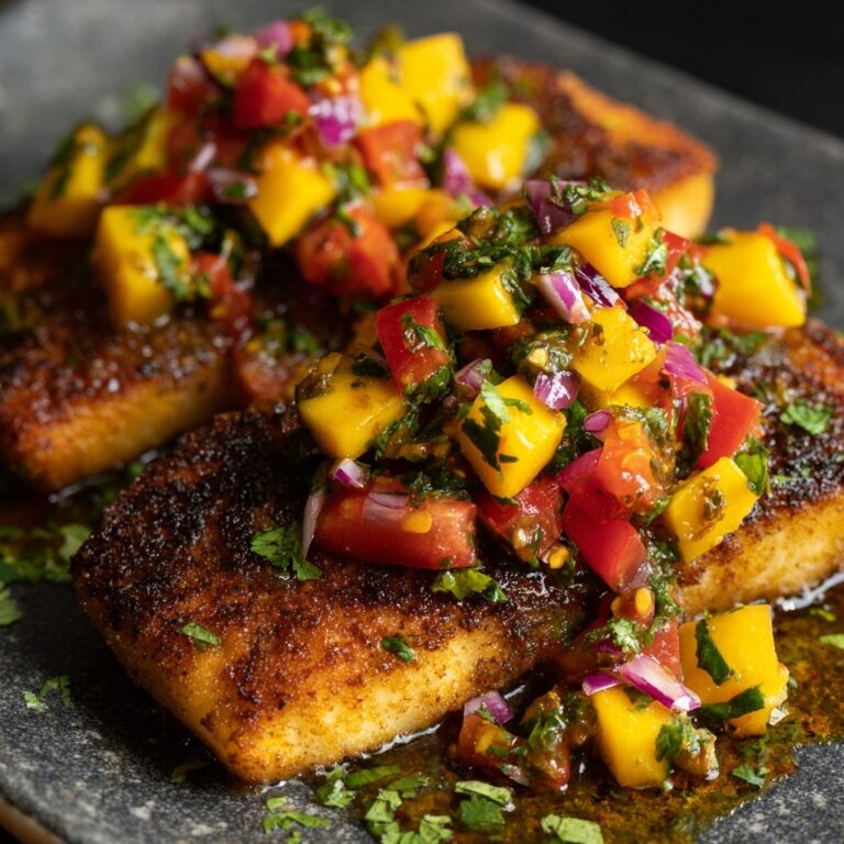 Coconut-Crusted Fish with Mango Salsa Recipe