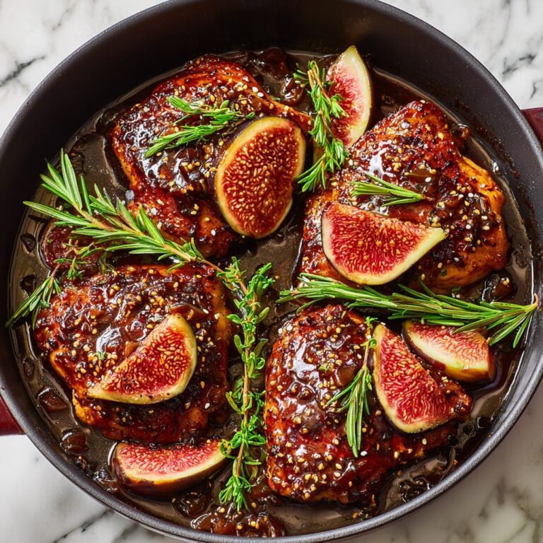 Balsamic Fig Glazed Chicken for a Stunning Weeknight Dinner Recipe