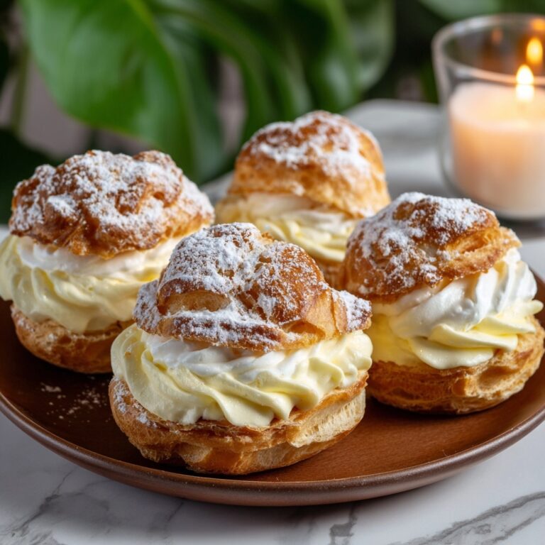 Luscious Passionfruit Cream Puffs Recipe