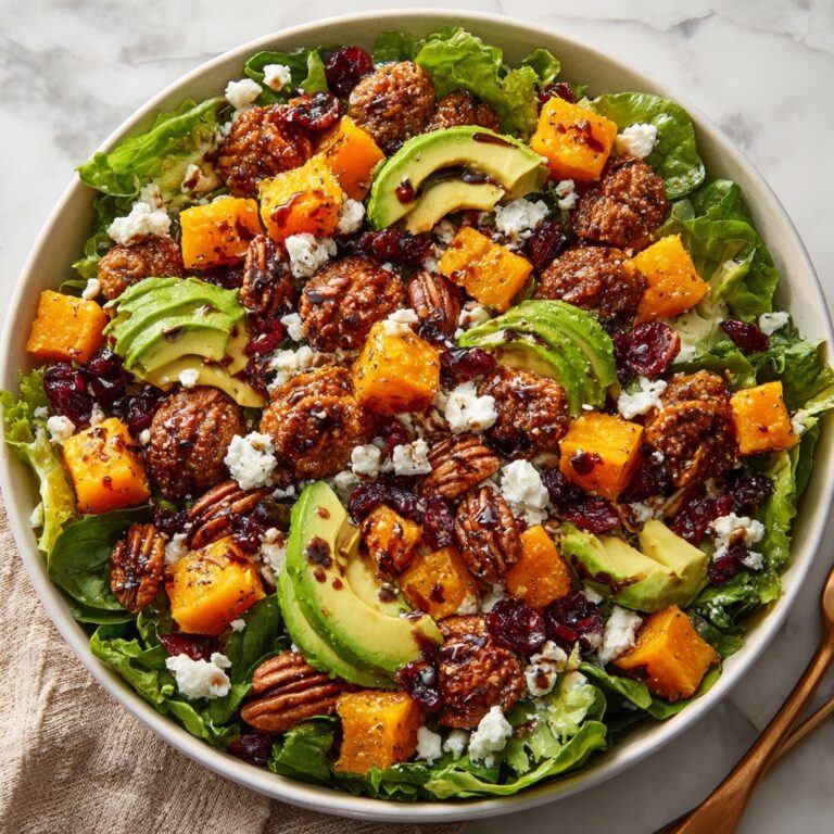 Autumn Harvest Salad with Roasted Squash & Maple Vinaigrette Recipe