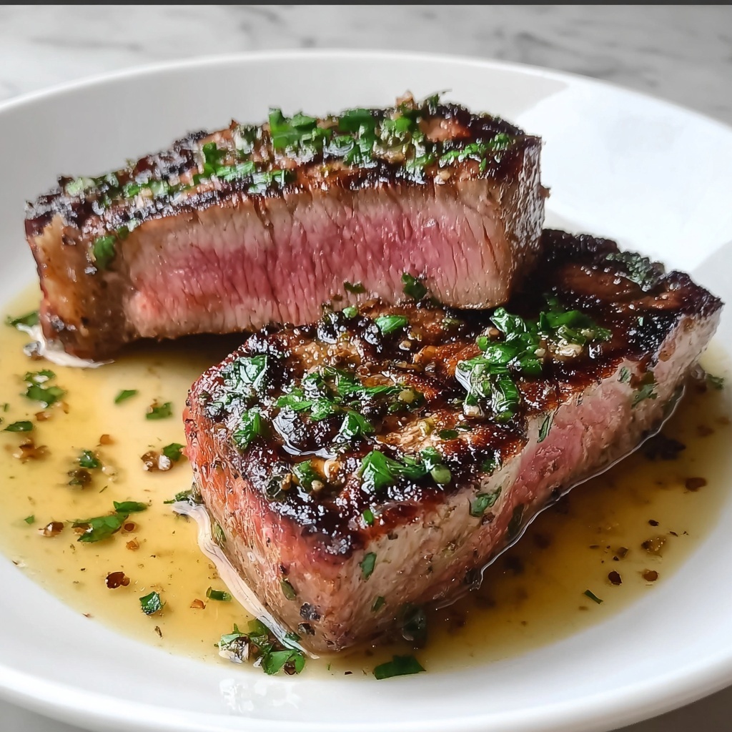 Garlic Butter Steak Recipe - Recipe Image