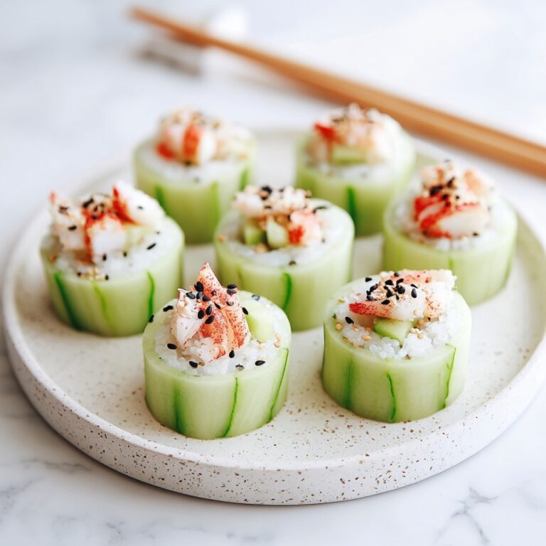Cucumber Sushi Rolls with Avocado and Cream Cheese Recipe