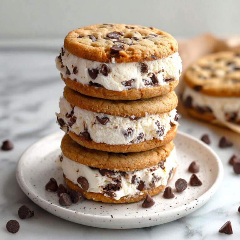 Cookie Ice Cream Sandwiches (Homemade Chipwich) Recipe