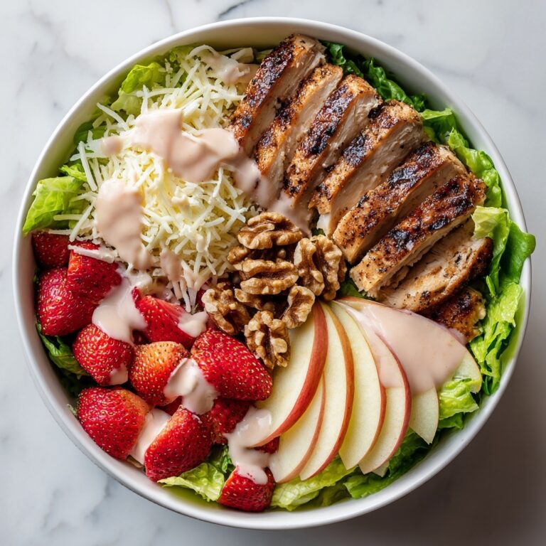 Strawberry Chicken Salad with Apples, Cranberries, and Walnuts Recipe