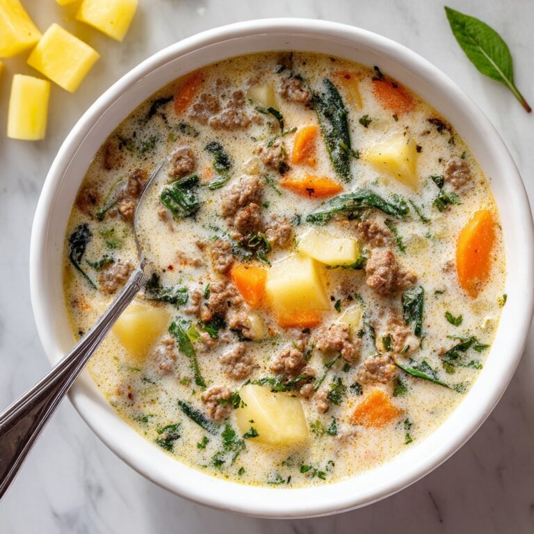 Easy Slow Cooker Cheeseburger Soup Recipe