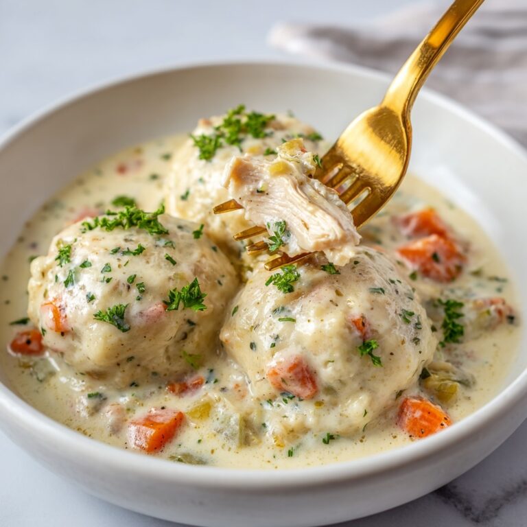 Creamy Chicken and Fluffy Dumplings Recipe