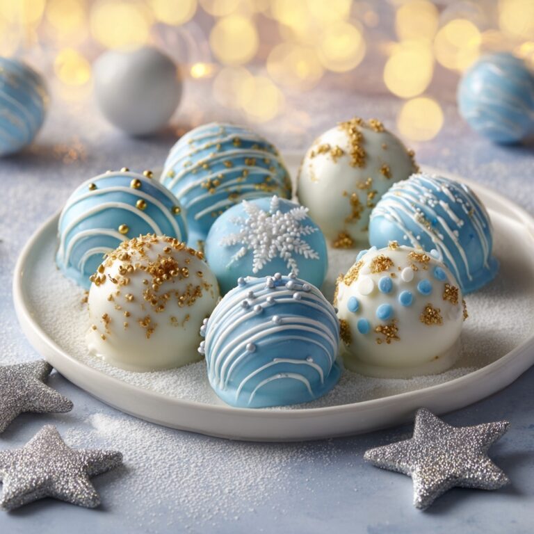 Blue Christmas Truffles Recipe