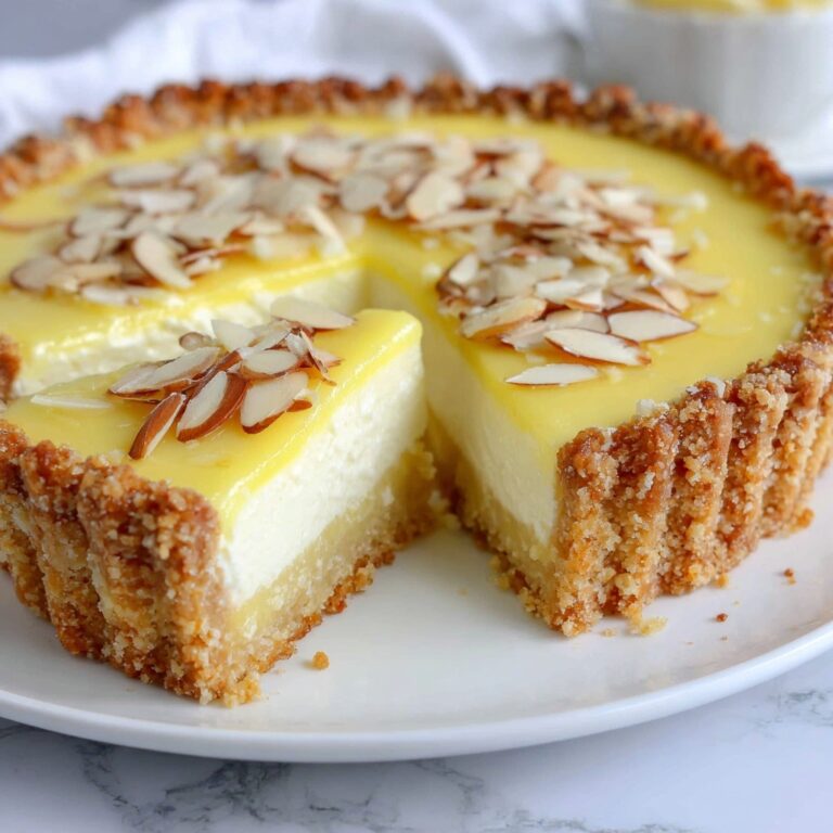 Fresh Lemon Mascarpone Tart with Almond Crust Recipe