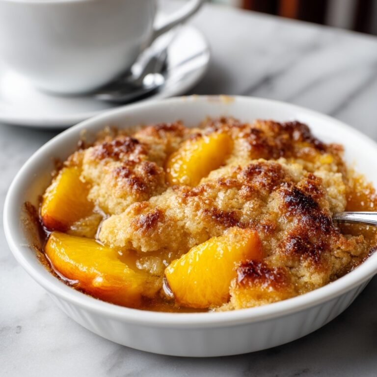 Southern Peach Cobbler Recipe