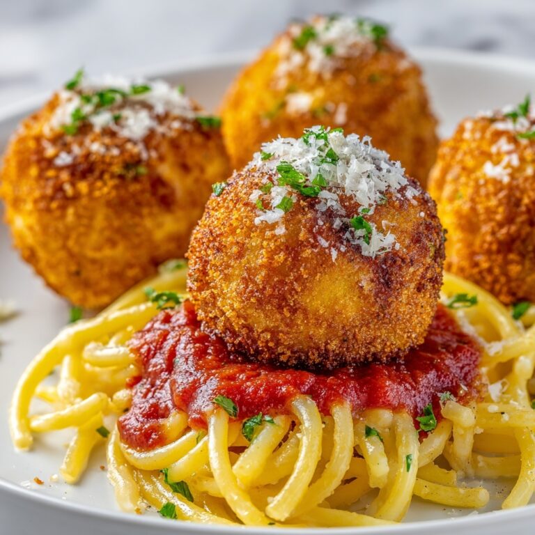 Chicken Parmesan Stuffed Meatballs Recipe