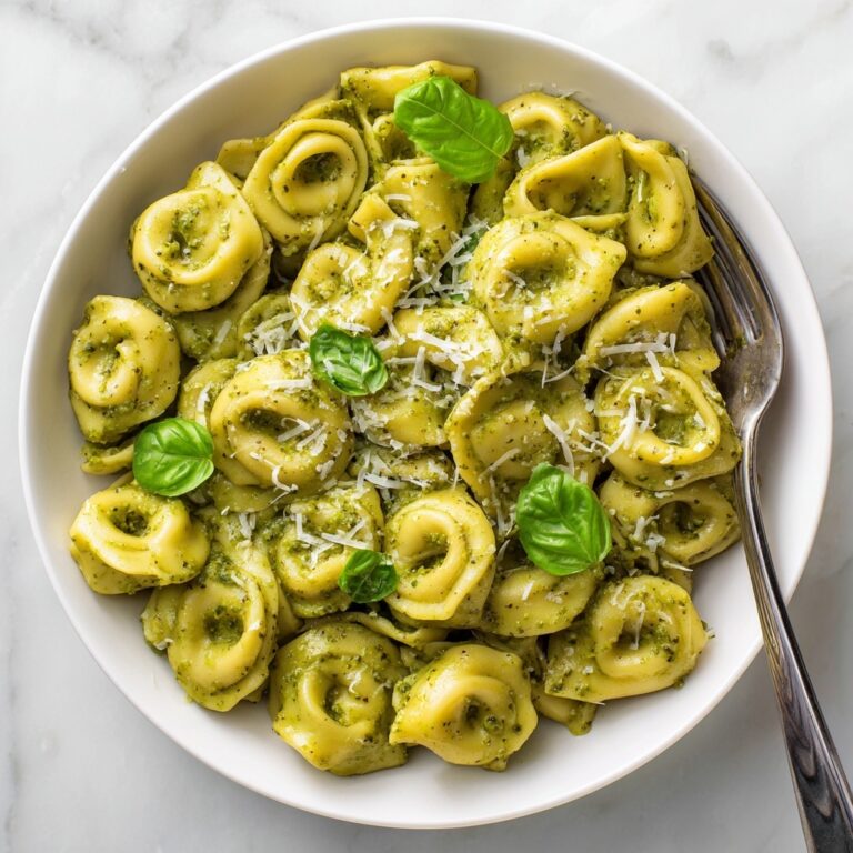 Pesto Tortellini with Spinach and Parmesan Recipe