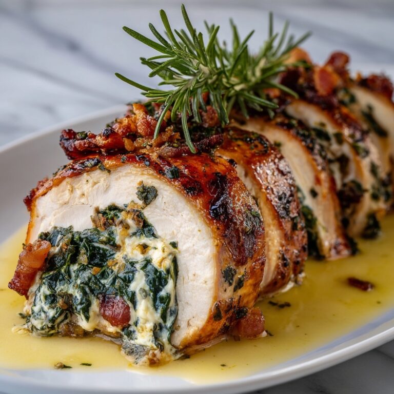Stuffed Chicken Breast with Spinach and Mozzarella Recipe