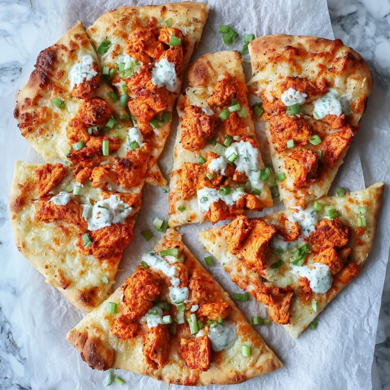 Buffalo Chicken Flatbread Recipe
