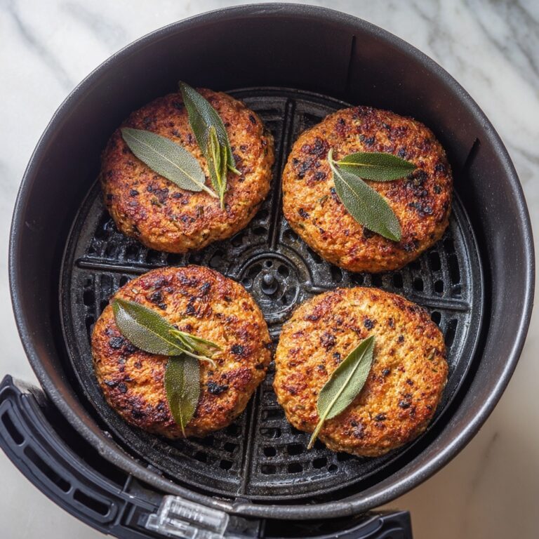Air Fryer Burgers Recipe
