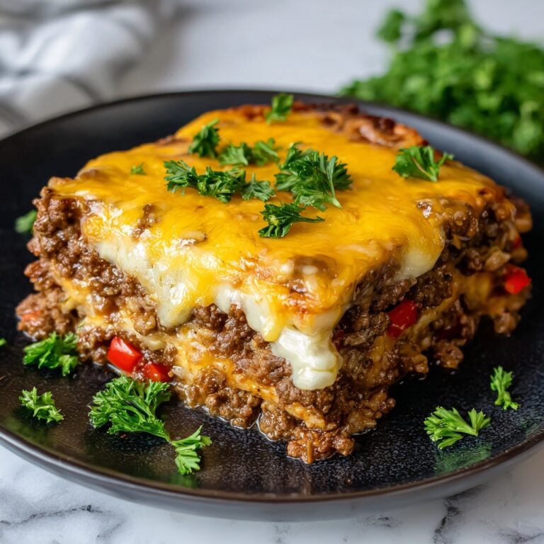 Ultimate Cheesy Loaded Meatloaf Casserole for Comfort Nights Recipe