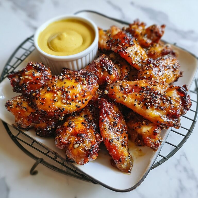 Honey Lemon Pepper Wings Recipe