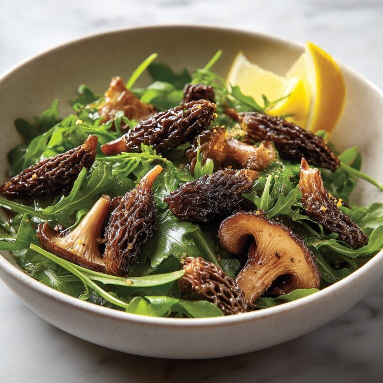 Morel Mushroom Spring Salad Recipe