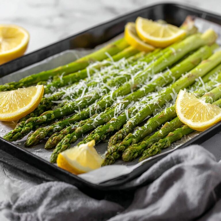 Lemon Parmesan Asparagus Recipe