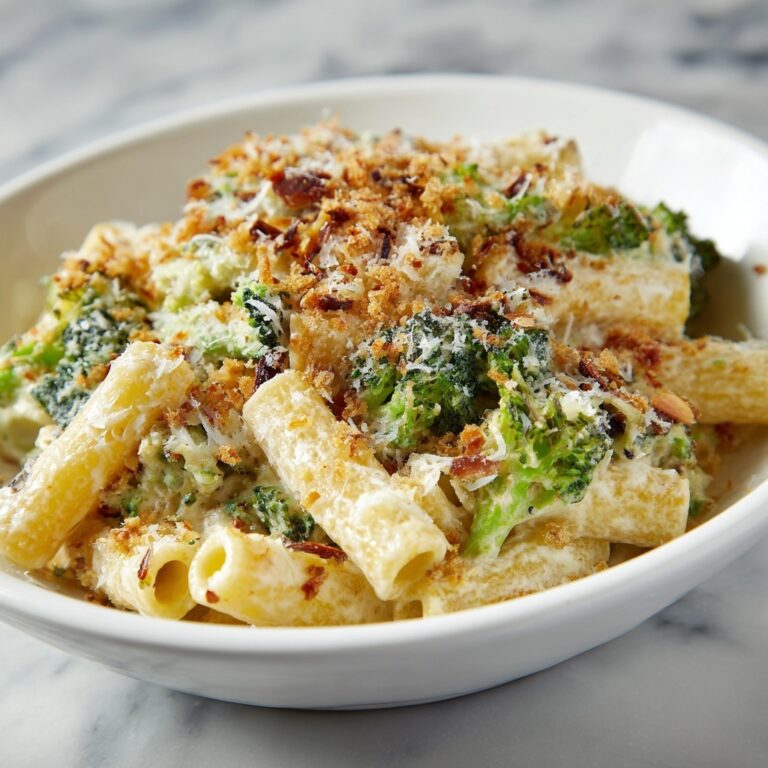 Warm Broccoli, Almond & Lemon Pasta Recipe