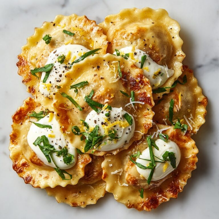 Brown Butter and Lemon Toasted Skillet Ravioli Recipe
