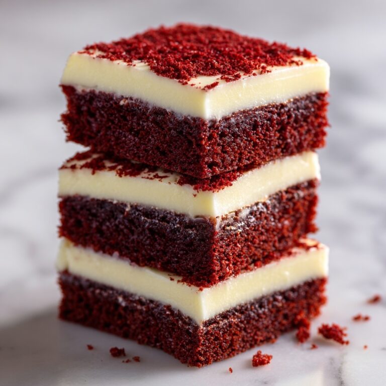Decadent Red Velvet Brownies with Cream Cheese Frosting Recipe