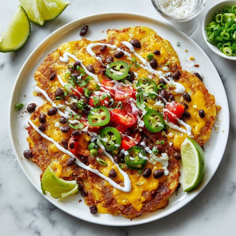 Loaded Sweet Potato Nachos with Black Beans & Chipotle Crema Recipe
