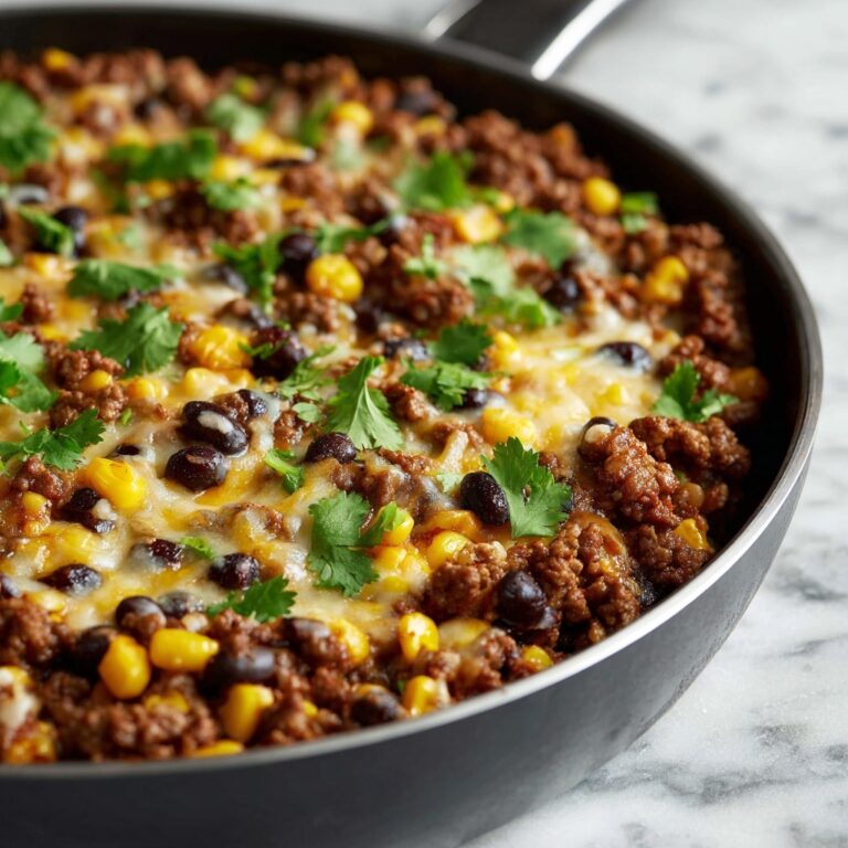 Mexican Beef and Rice Skillet Recipe