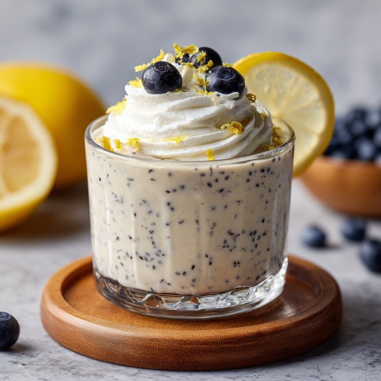 Vegan Lemon Poppy Seed Overnight Oats Recipe