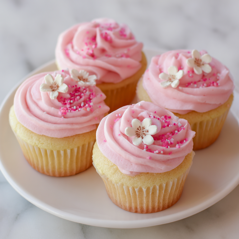 Cherry Blossom Cupcakes Recipe