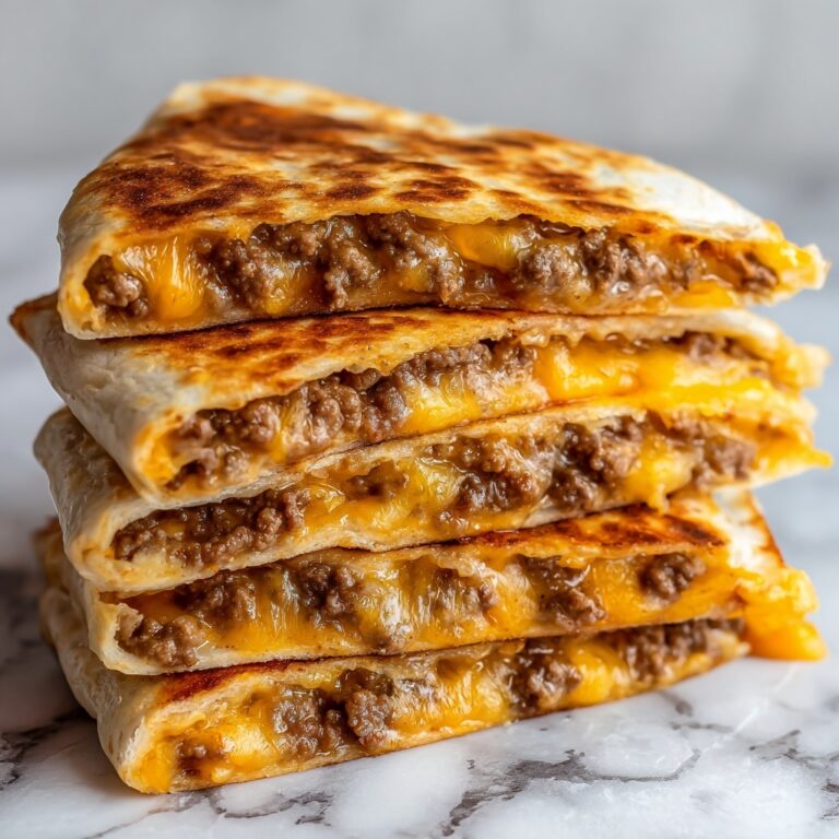 Cheesy Ground Beef Quesadillas Recipe