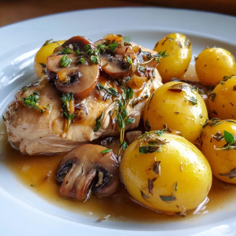 Savory Chicken with Mushrooms and Potatoes Recipe
