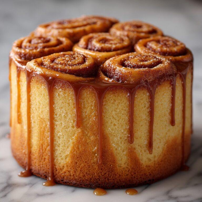 Pear Cinnamon Roll Cake Recipe