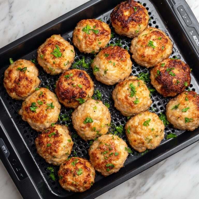 Air Fryer Chicken Parmesan Meatballs Recipe