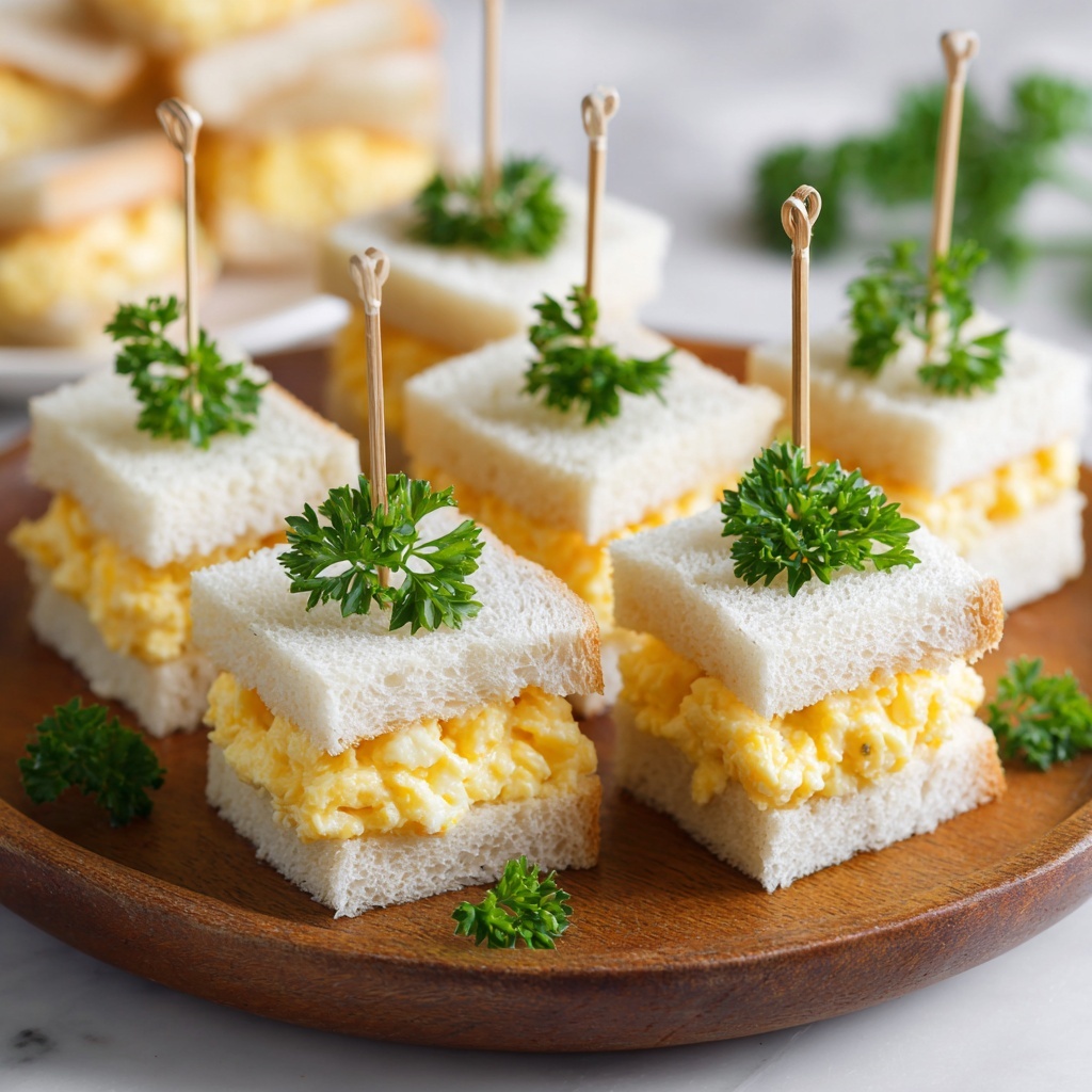 Egg Salad Finger Sandwiches Recipe - Recipe Image