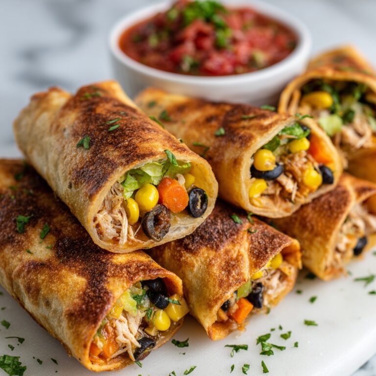 Southwest Chicken Egg Rolls Recipe
