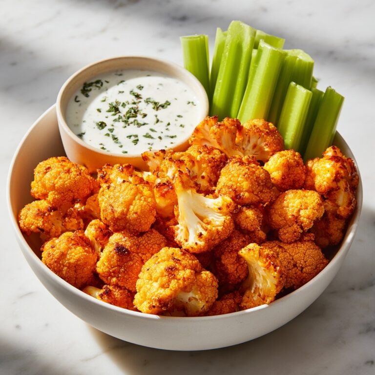 Air Fryer Buffalo Cauliflower Wings Recipe