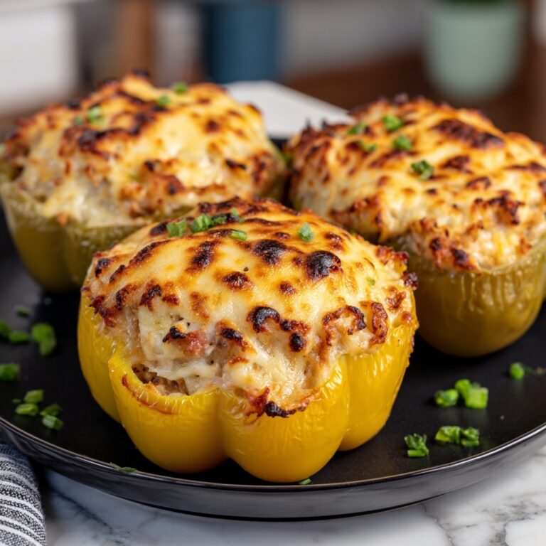 Buffalo Chicken Stuffed Peppers Recipe