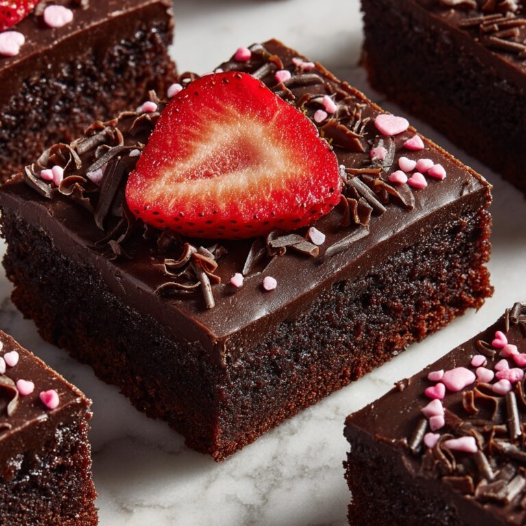 Chocolate Covered Strawberry Brownies Recipe