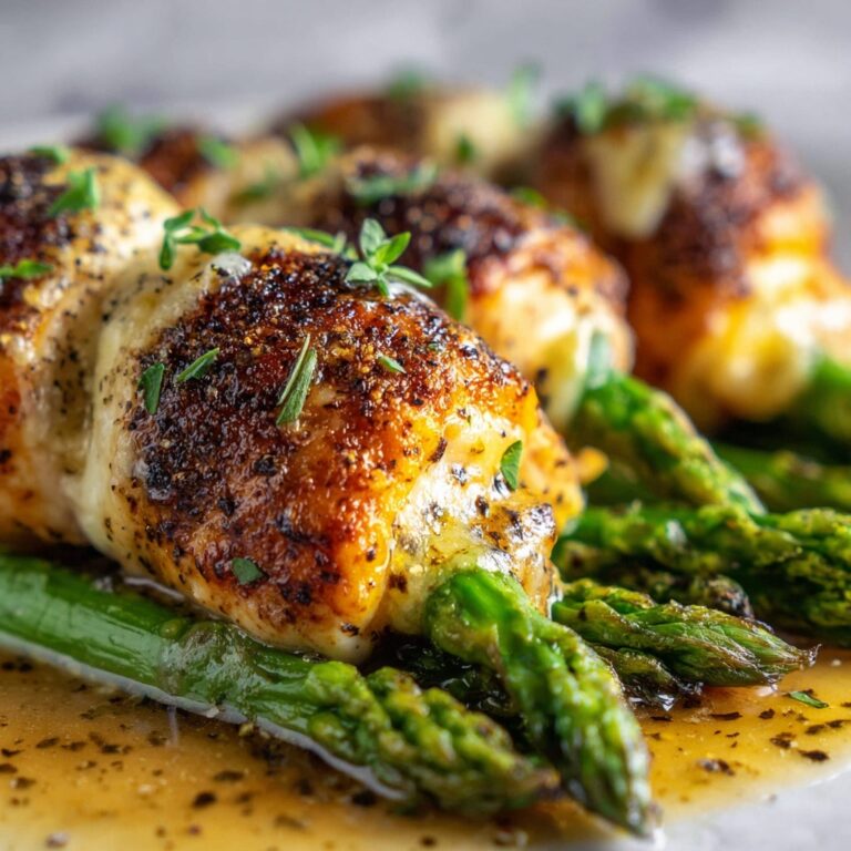 Asparagus-Stuffed Chicken Breast with Herb Seasoning Recipe