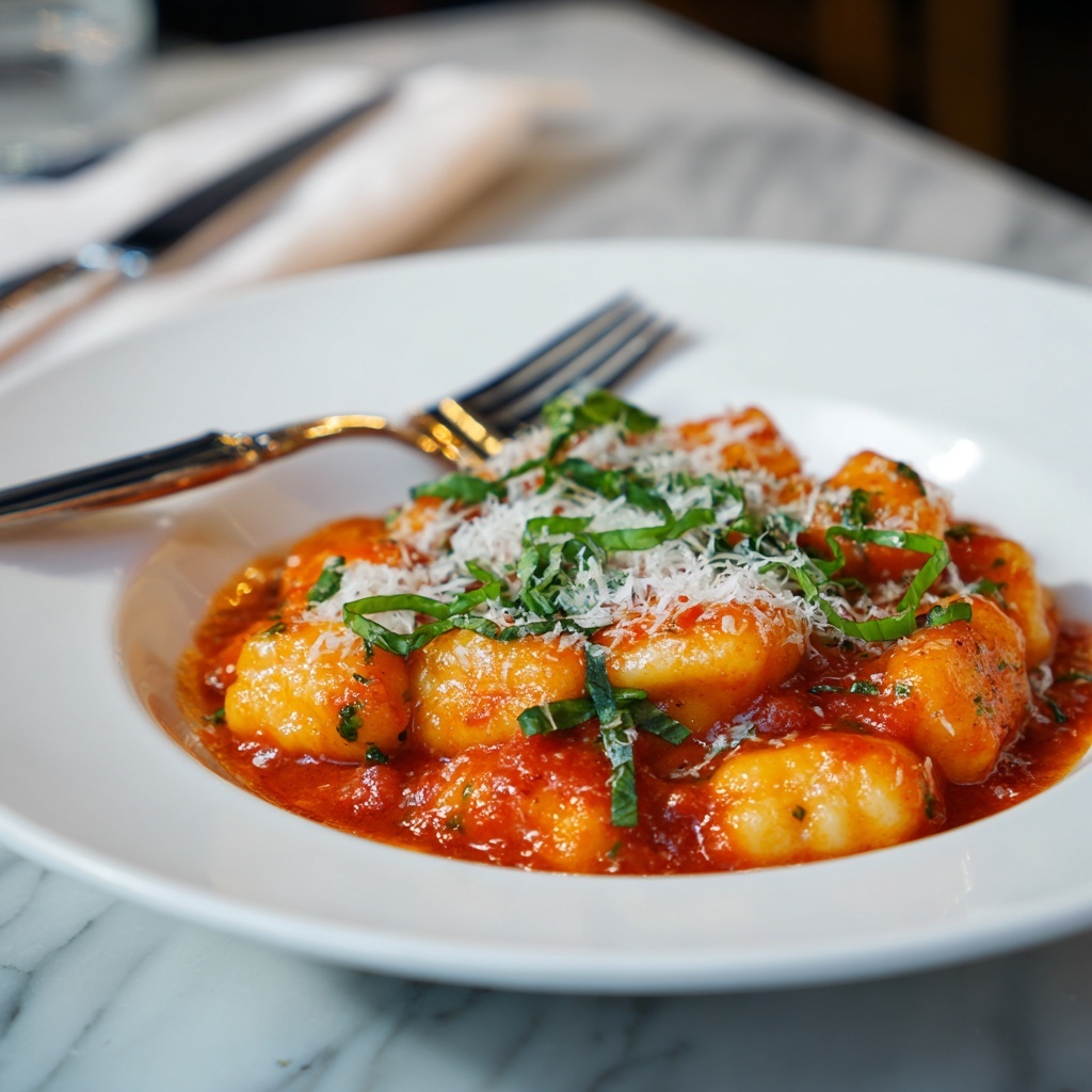 Creamy Tomato Basil Gnocchi Recipe - Recipe Image