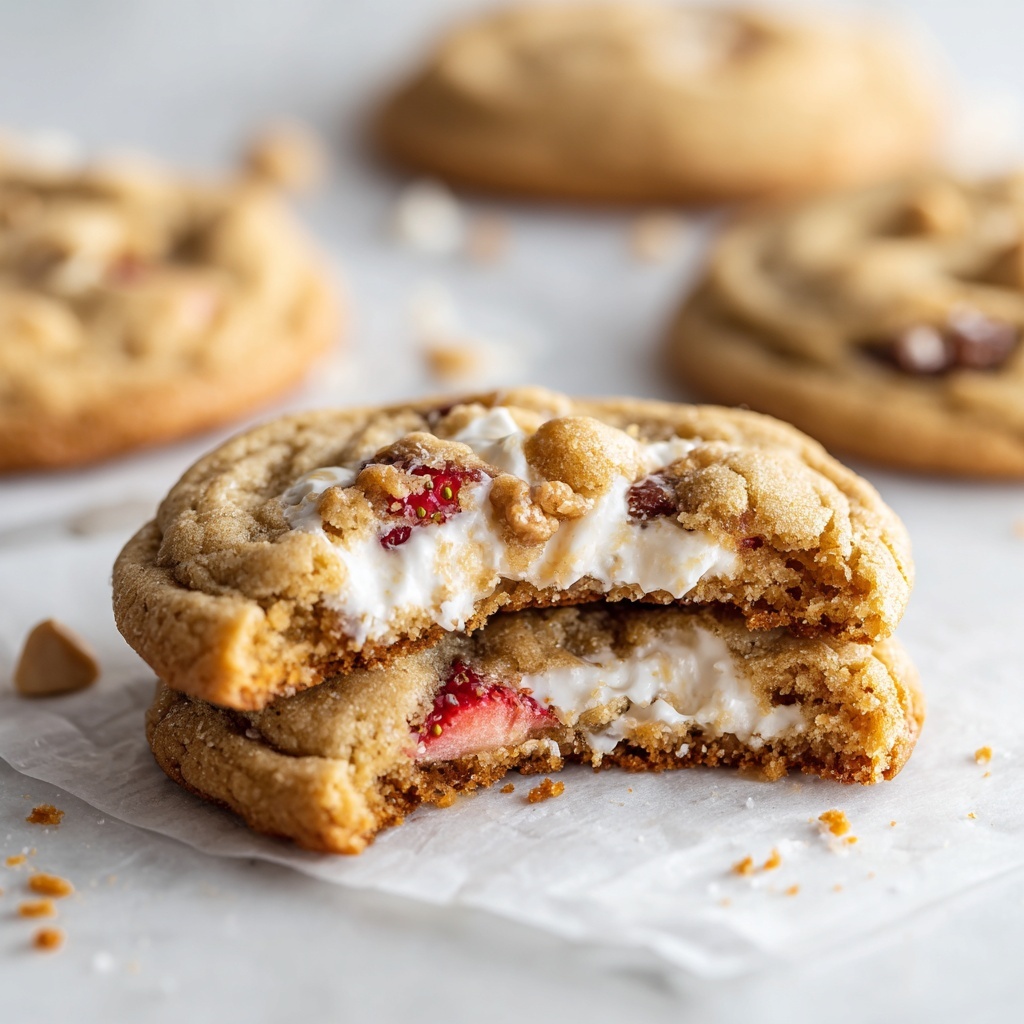 Strawberry Cheesecake Cookies – Soft & Chewy Delight Recipe - Recipe Image