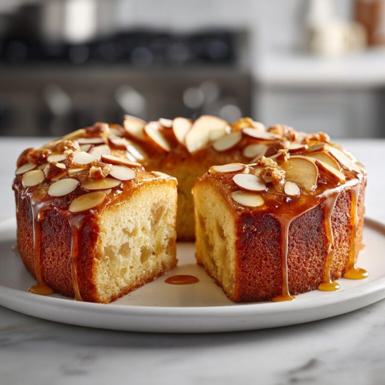 Pear Maple Almond Cake Recipe