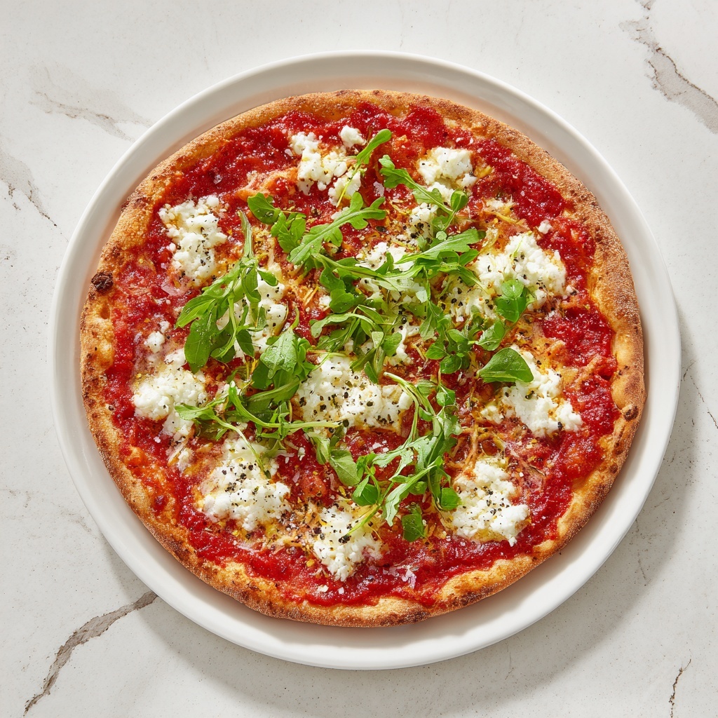 Hot Honey Ricotta Pizza Recipe - Recipe Image