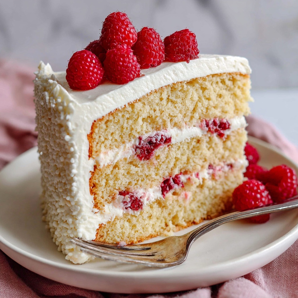 Raspberry Lemon Cake with Lemon Buttercream Recipe - Recipe Image