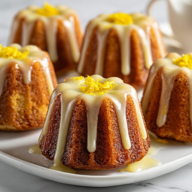 Mini Lemon Drop Cakes Recipe