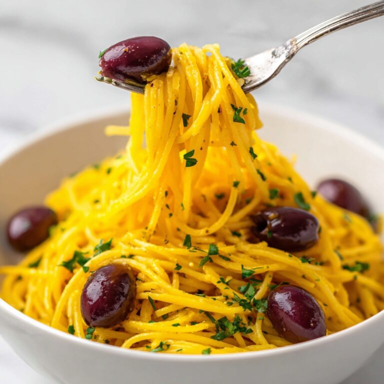 Pasta with Olives, Cherry Tomatoes, and Fresh Basil Recipe