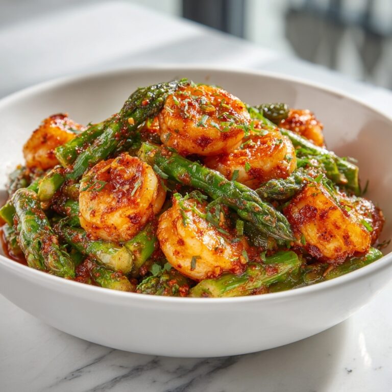 Easy Healthy Shrimp and Asparagus Stir Fry in 20 Minutes Recipe