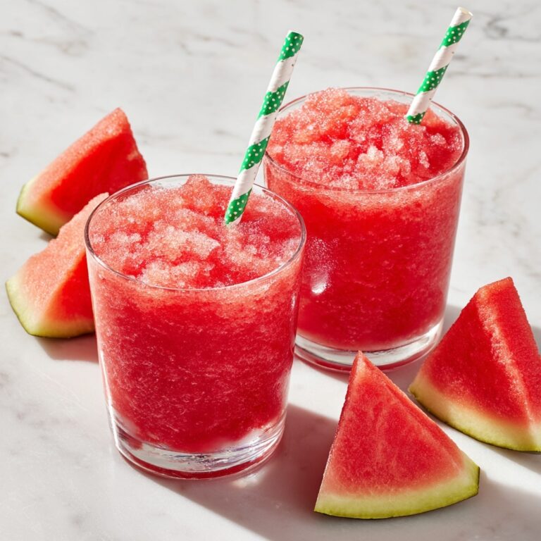 Watermelon Lemonade Slushies Recipe