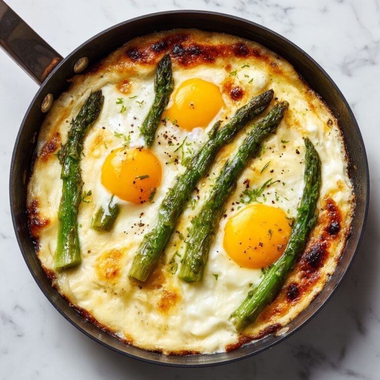 Baked Eggs with Asparagus and Parmesan Recipe